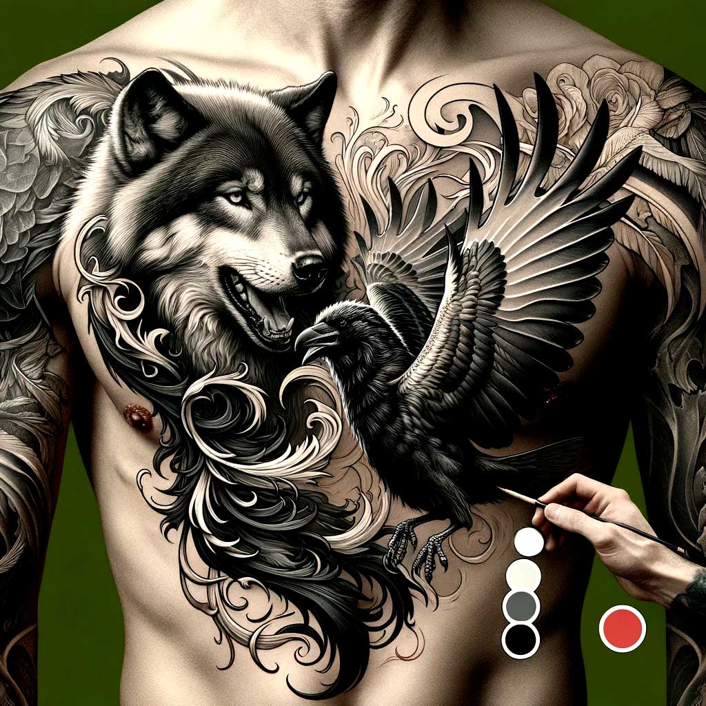 Wolf and Crow Tattoo Meaning